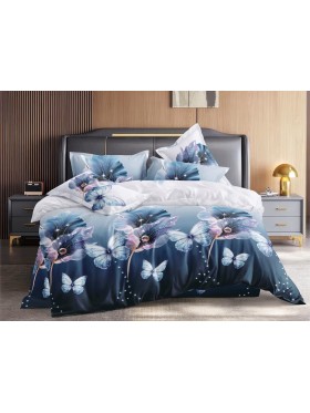 Komplet pościeli 5D 100% satyna - bawełna 4 Częściowy Rozmiar : 200/220cm