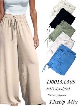Spodnie damskie , size 2-5xl, paczka 12szt,mix kolor