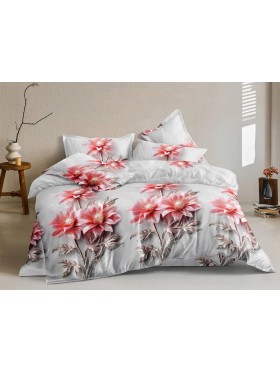 Komplet pościeli 100% satyna - bawełna 3 Częściowy Rozmiar : 160/200cm
