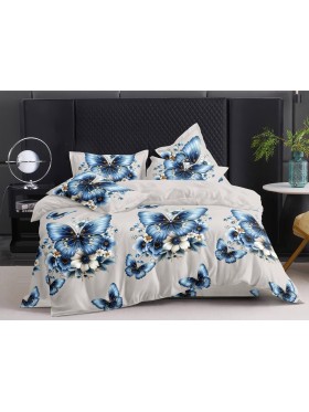 Komplet pościeli 100% satyna - bawełna 3 Częściowy Rozmiar : 160/200cm