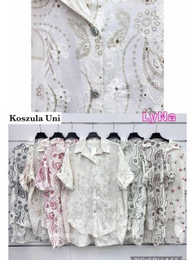 Koszule damskie wloskie, size uni, paczka 6szt, mix kolor
