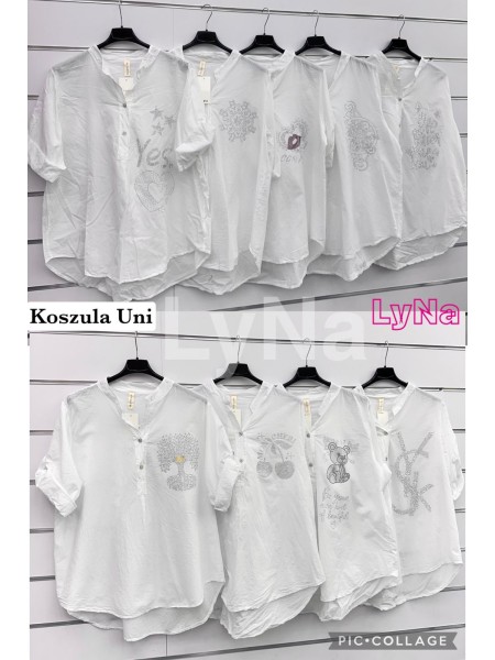 Koszule damskie wloskie, size uni, paczka 6szt,1 kolor
