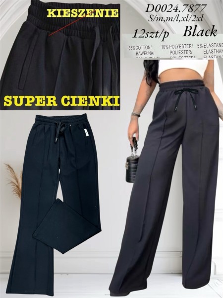 Spodnie damskie , size S-2xl, paczka 12szt,MIX kolor