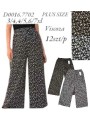Spodnie damskie , size 3-7xl, paczka 12szt,MIX kolor