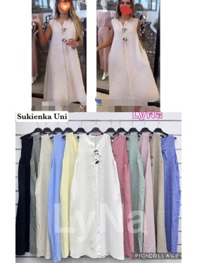 Sukienki damskie wloskie, size uni, paczka 6szt, mix kolor