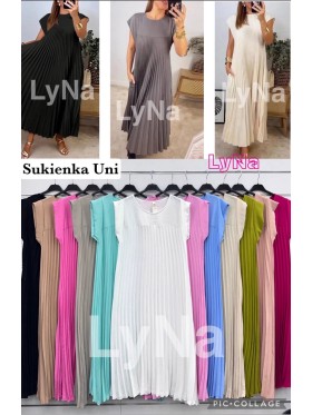 Sukienki damskie wloskie, size uni, paczka 6szt, mix kolor