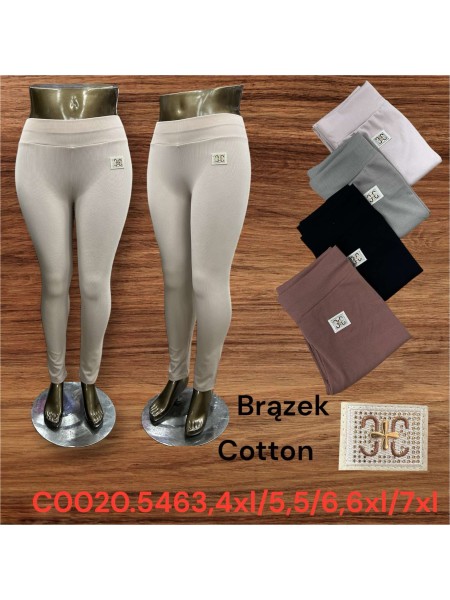 Legginsy damskie , size 3-7xl, paczka 12szt,MIX kolor