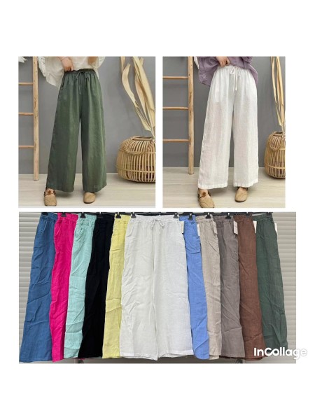Spodnie damskie wloskie, size uni, paczka 6szt, mix kolor