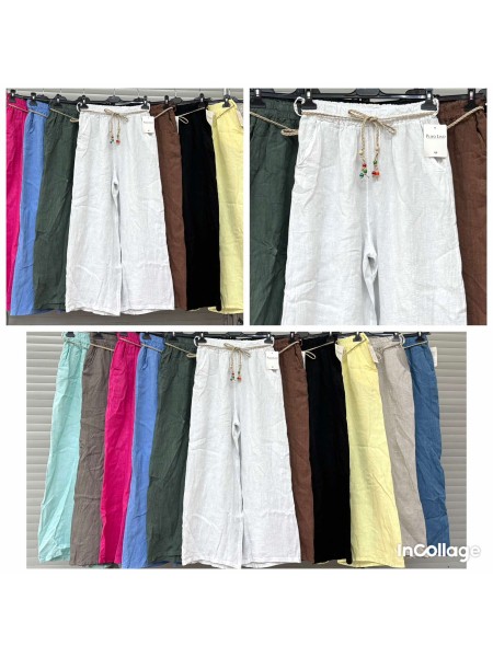 Spodnie damskie wloskie, size uni, paczka 6szt, mix kolor