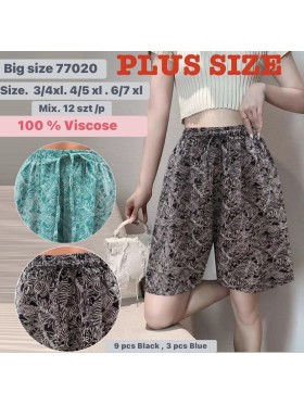 Spodenki damskie , size 3-7xl, paczka 12szt,MIX kolor