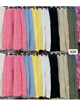 Spodnie damskie wloskie, size uni, paczka 6szt, mix kolor
