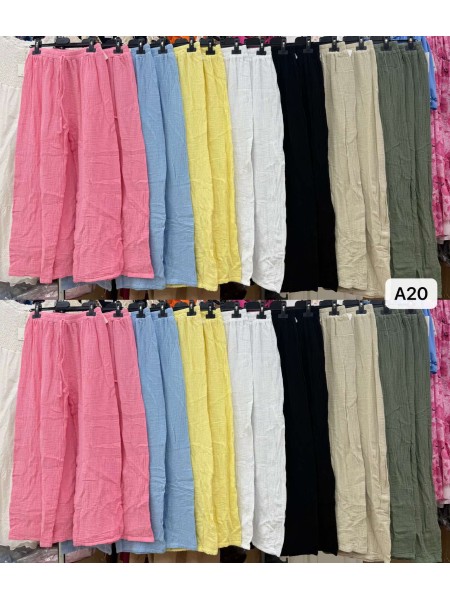 Spodnie damskie wloskie, size uni, paczka 6szt, mix kolor