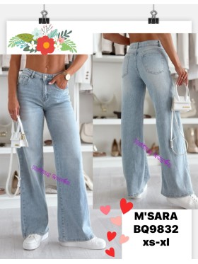 Jeansy damskie M'sara , size xs-xl, paczka 10szt,