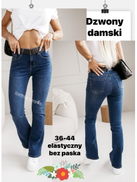 Jeansy damskie  , size 36-44, paczka 10szt,