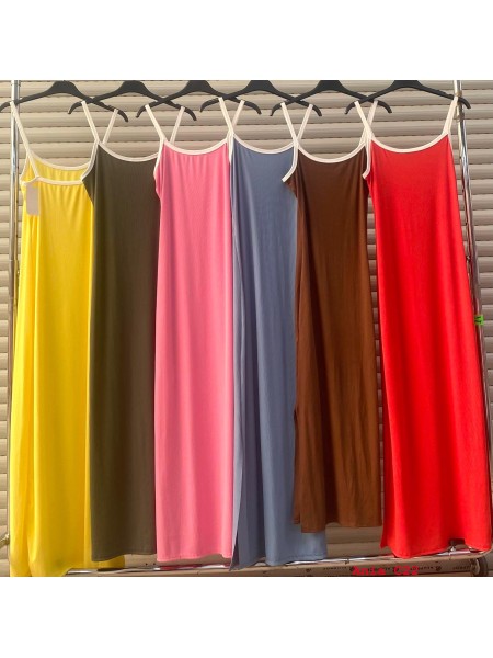 Sukienki damskie wloskie, size uni, paczka 6szt, mix kolor