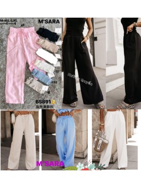 Spodnie damskie M'sara , size s-xl, paczka 12szt,mix kolor