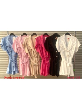 Kombinezony damskie wloskie, size uni, paczka 6szt, mix kolor