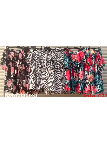 Kombinezony damskie wloskie, size uni, paczka 6szt, mix kolor