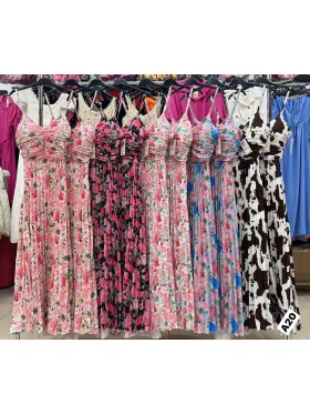 Sukienki damskie wloskie, size uni, paczka 6szt, mix kolor