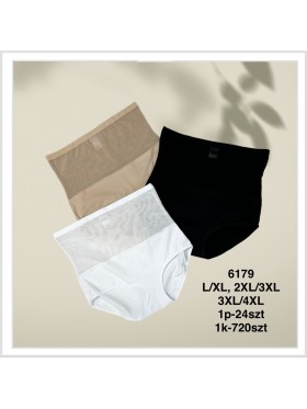 Majtki damskie, size l-4xl paczka 24szt ,mix kolor