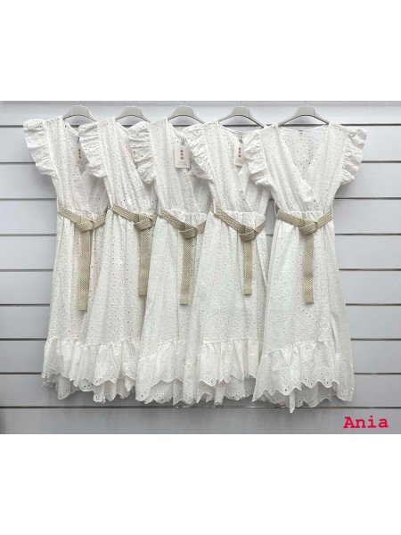 Sukienki damskie wloskie, size uni, paczka 6szt, mix kolor