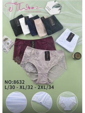 Majtki damskie, size l-2xl paczka 24szt ,mix kolor