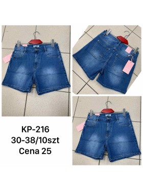 Spodenki jeansowe damskie , size 30-38, paczka 10szt,