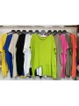 Bluzki damskie Włoskie , Size uni,paczka 6szt,mix kolor