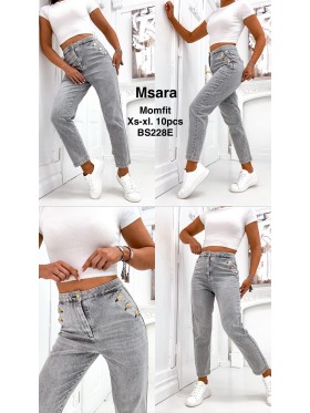 Jeansy damskie M'sara , size xs-xl, paczka 10szt,