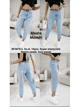 Jeansy damskie M'sara , size xs-xl, paczka 10szt,