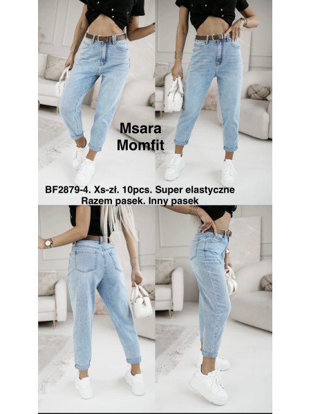 Jeansy damskie M'sara , size xs-xl, paczka 10szt,
