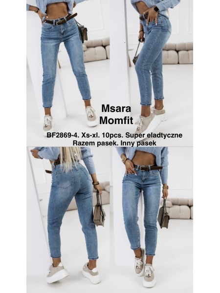 Jeansy damskie M'sara , size xs-xl, paczka 10szt,