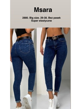 Jeansy damskie M'sara , size 29-38, paczka 10szt,