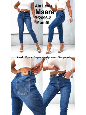 Jeansy damskie M'sara , size xs-xl, paczka 10szt,