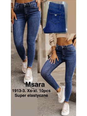 Jeansy damskie M'sara , size xs-xl, paczka 10szt,