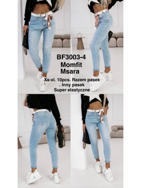 Jeansy damskie M'sara , size xs-xl, paczka 10szt,