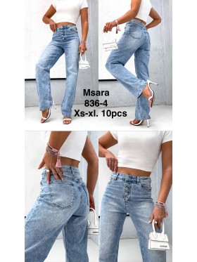 Jeansy damskie M'sara , size xs-xl, paczka 10szt,