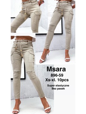 Jeansy damskie M'sara , size XS-xl, paczka 10szt,