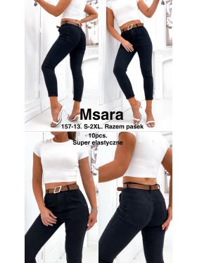 Jeansy damskie M'sara , size s-2xl, paczka 10szt,