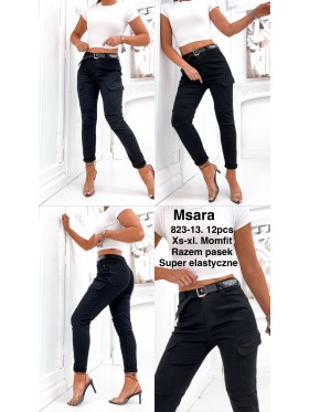 Jeansy damskie M'sara , size xs-xl, paczka 12szt,