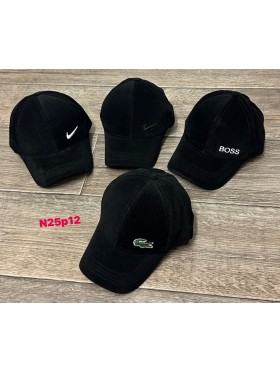 Czapki Męskie, paczka 12szt, mix kolor