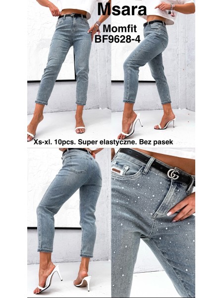 Jeansy damskie M'sara , size xs-xl, paczka 10szt,