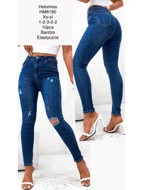 Jeansy damskie , size XS-XL, paczka 10szt,