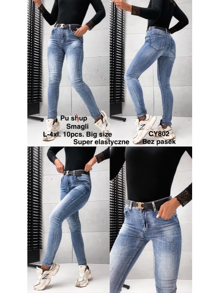 Jeansy damskie , size XS-XL, paczka 10szt,