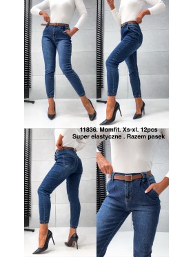 Jeansy damskie , size XS-XL, paczka 12szt,