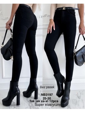 Jeansy damskie , size XS-XL, paczka 12szt,