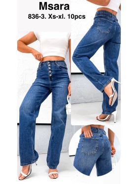 Jeansy damskie M'sara , size xs-xl, paczka 10szt,