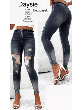 Jeansy damskie , size XS-XL, paczka 10szt,