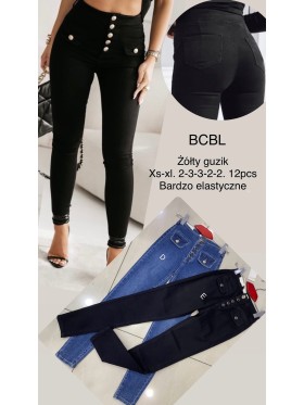Jeansy damskie , size XS-XL, paczka 12szt,