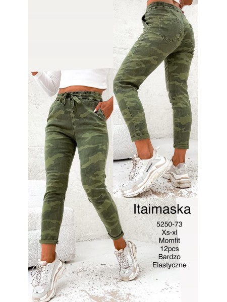 Jeansy damskie , size XS-XL, paczka 12szt,